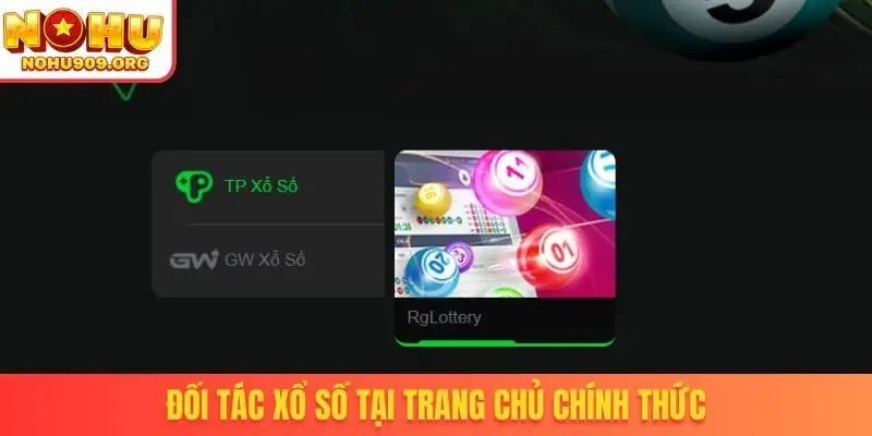 Đối tác xổ số tại trang chủ chính thức