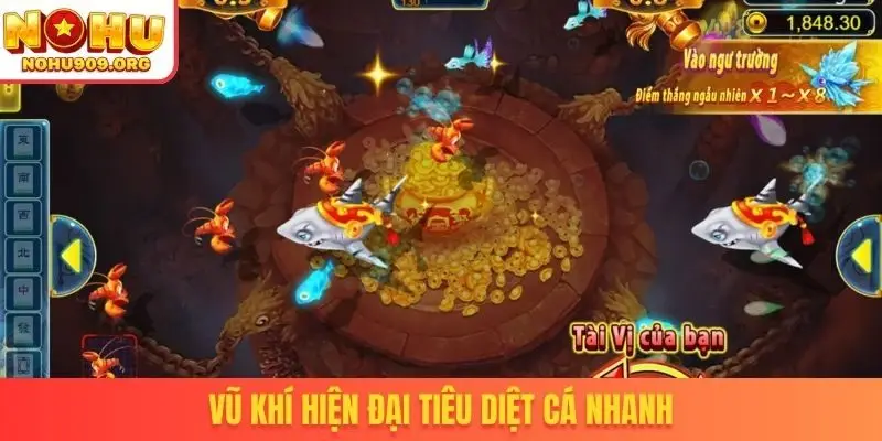 Vũ khí hiện đại tiêu diệt cá nhanh
